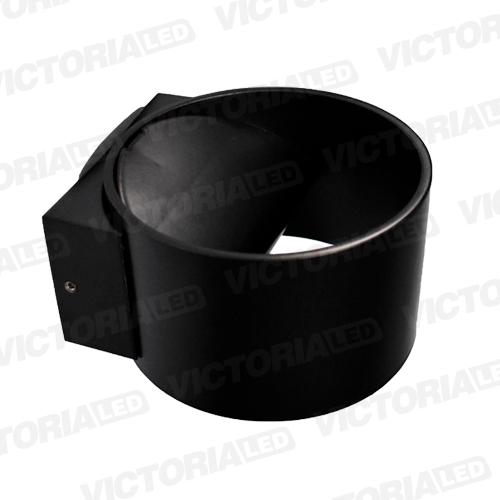 APLIQUE DE PARED IP20 5W 3000K NEGRO 105*100MM AC85-265V