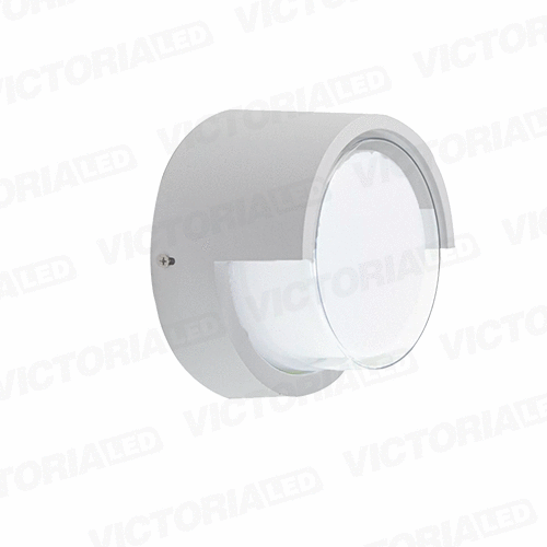 APLIQUE DE PARED IP65 12W 3000K GRIS 169*100MM