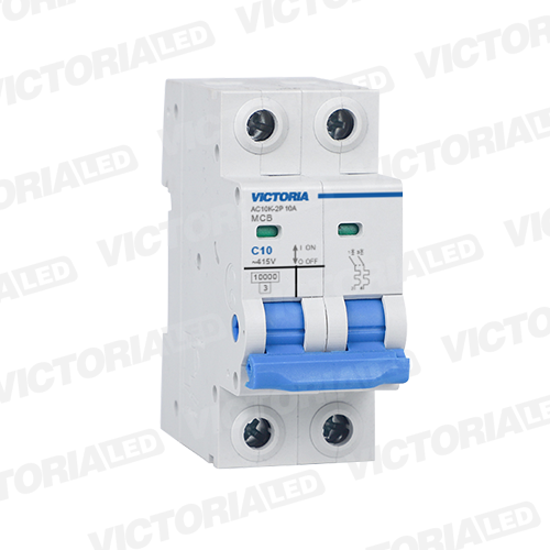 BREAKER VICTORIA LED AC 10K 2P 63A 6U/C