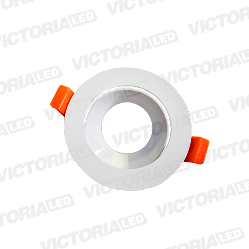 CARCASA REDONDA 90X30MM BLANCA 100U/C