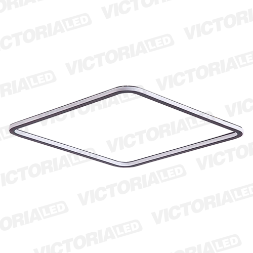 LAMPARA DECORATIVA DE TECHO LED METAL/ACRILICO BLACK