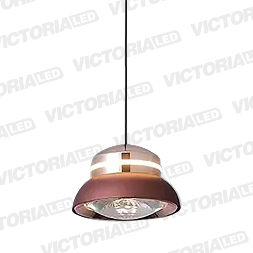 LAMPARA DECORATIVA LED 12W 3000K ALUMINIO BROWN