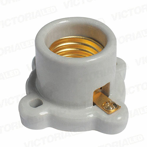 PORTALAMPARA DE PORCELANA E27 110/250V 4A BLANCO 20U/C