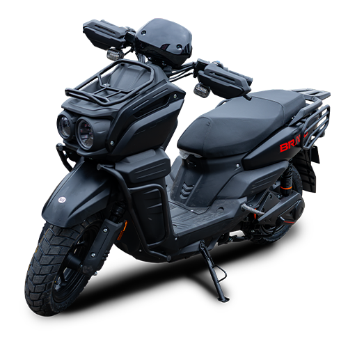 BRAVO SCOOTER ELECTRICO 2500W 72V20AH NEGRO MATE
