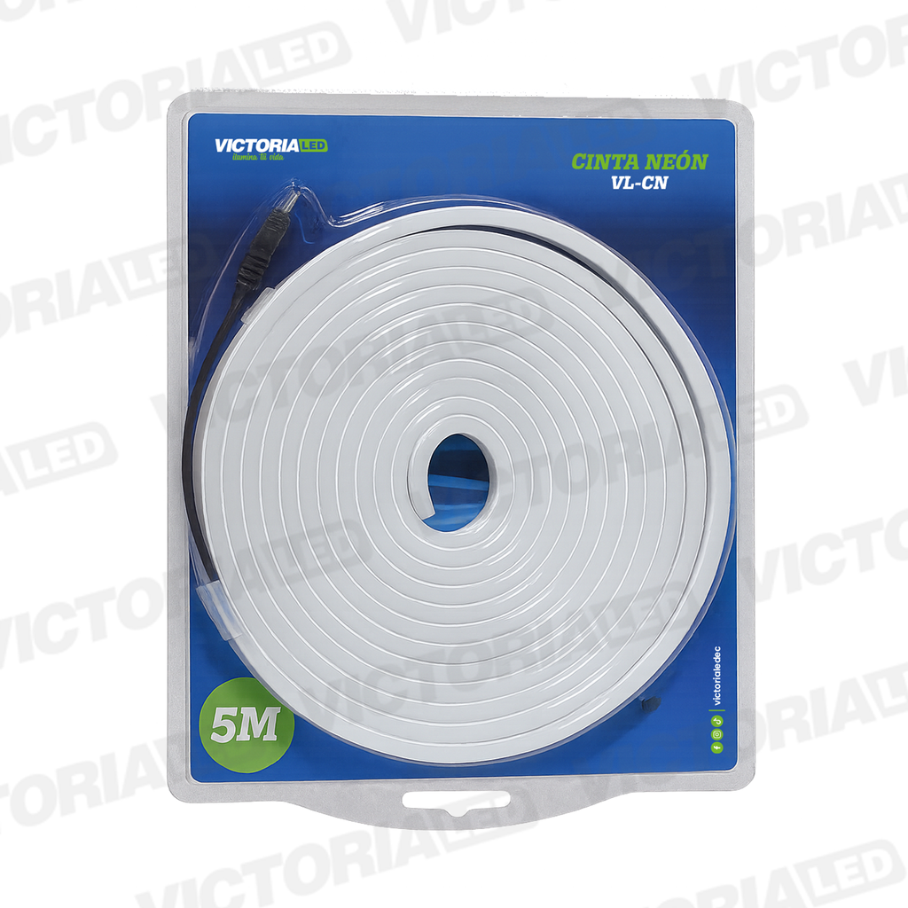 CINTA NEON 5M 6500K IP65 AC100-240V DC12V