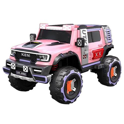 JUGUETE CARRO DE BATERIA C/R ROSADO