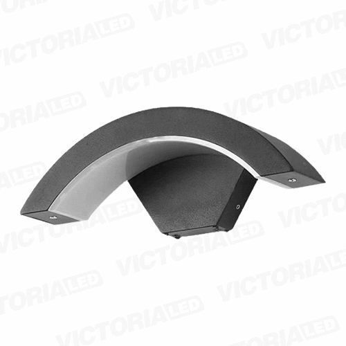 [APVZ20] APLIQUE DE PARED IP54 12W 3000K NEGRO 270*100MM