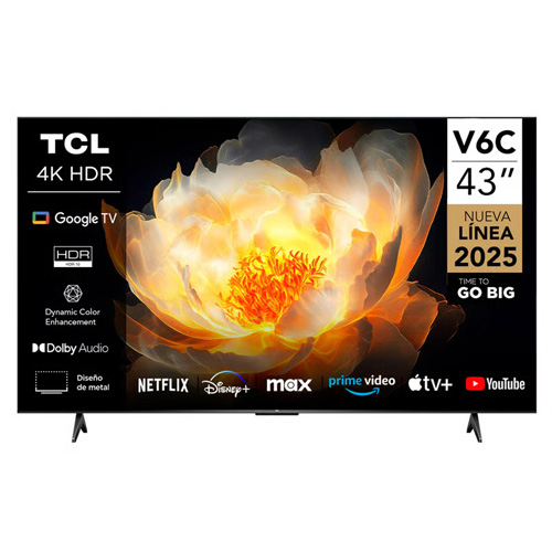 [43V6C] TV. LED TCL 43V6C GOOGLE TV 4K