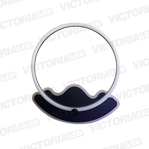 LAMPARA DECORATIVA DE TECHO LED METAL/ACRILICO BLACK