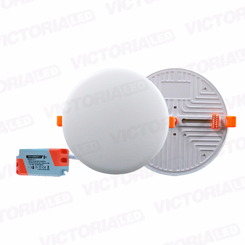 VICTORIA LED PANEL SIN BORDE 48W EMPOTRABLE REDONDO 10U/C