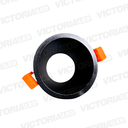 CARCASA REDONDA 85X35MM NEGRA 100U/C