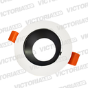 CARCASA REDONDA 90X30MM BLANCO/GRAY 100U/C