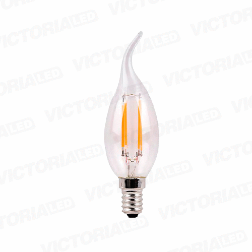 FOCO LED E14 4W 2700K 110V TRANSPARENTE