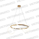 LAMPARA DECORATIVA DE TECHO LED 49W COBRE