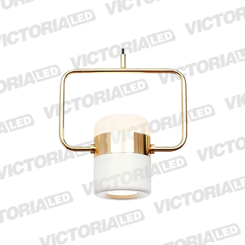 [*LC-1239-DO] LAMPARA DECORATIVA DE TECHO LED ACRILICO DORADO