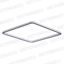 LAMPARA DECORATIVA DE TECHO LED METAL/ACRILICO BLACK