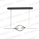 LAMPARA DECORATIVA DE TECHO LED METAL/ACRILICO BLACK