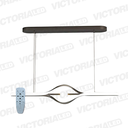 LAMPARA DECORATIVA DE TECHO LED METAL/ACRILICO BLACK