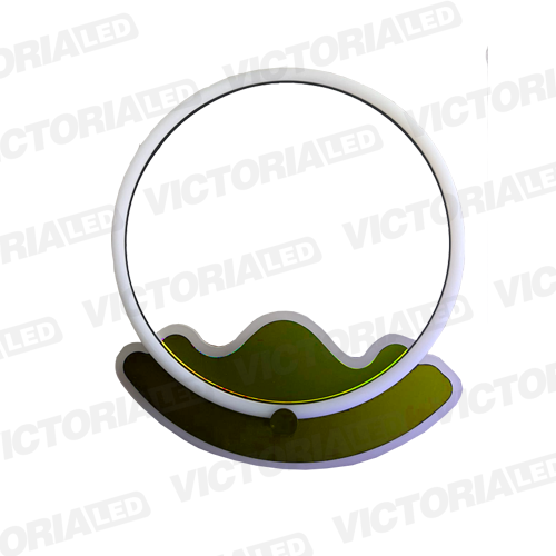 [CL0606 GOLD] LAMPARA DECORATIVA DE TECHO LED METAL/ACRILICO GOLD