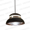 LAMPARA DECORATIVA LED 12W 3000K ALUMINIO BLACK