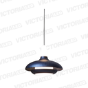 LAMPARA DECORATIVA LED 12W 3000K ALUMINIO BLUE