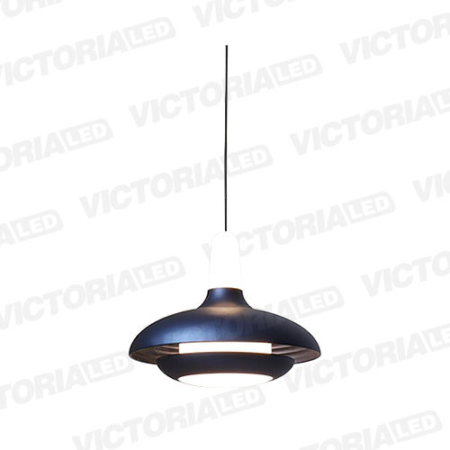 [P002 BLUE] LAMPARA DECORATIVA LED 12W 3000K ALUMINIO BLUE