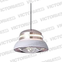 LAMPARA DECORATIVA LED 12W 3000K ALUMINIO WHITE