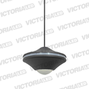 LAMPARA DECORATIVA LED 8W 3000K ALUM/ACRILICO GRAY