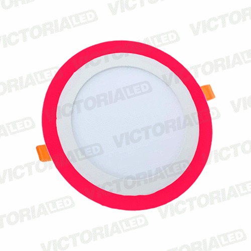 [LV-206ERR 6+3] VICTORIA LED PANEL EMP RED 6W+3W ROJO 60U/C