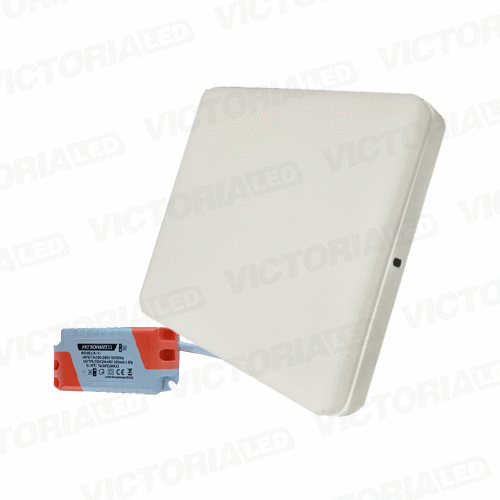 [LV-213 36W 6500K] VICTORIA LED PANEL SIN BORDE 36W SOBREPUESTO CUADRADO 10U/C