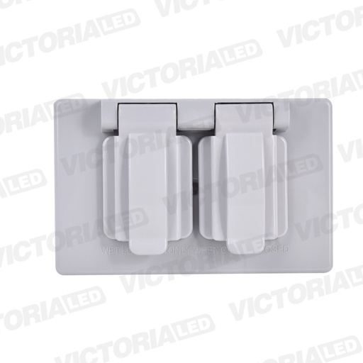 [VLTD-01] PLACA FRONTAL CUBIERTA IMPERMEABLE GRIS